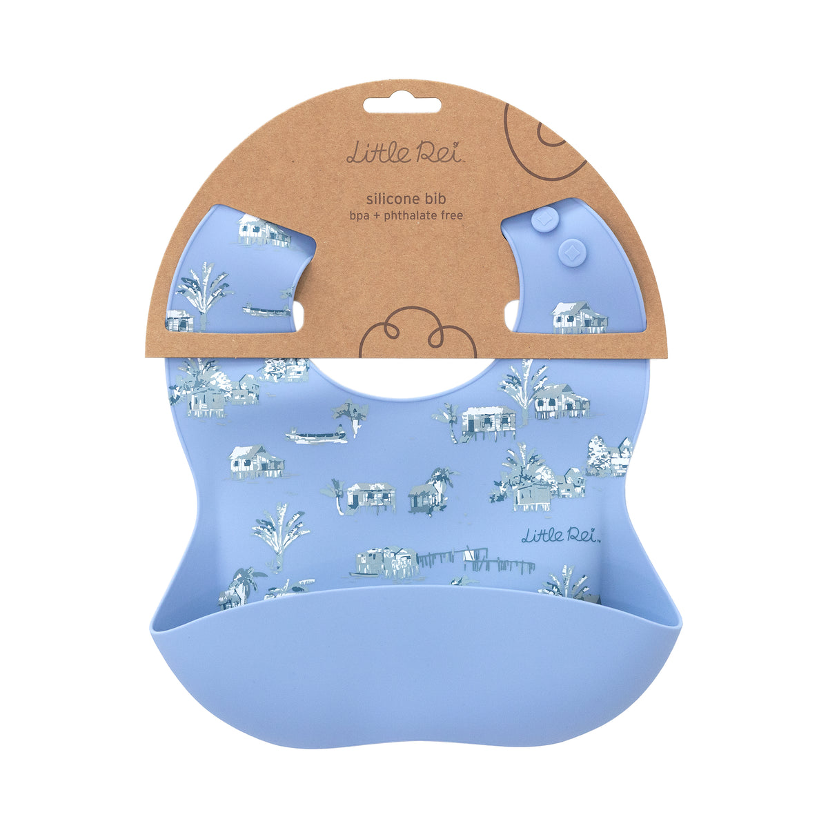 Little Rei Silicone Rustic Bib