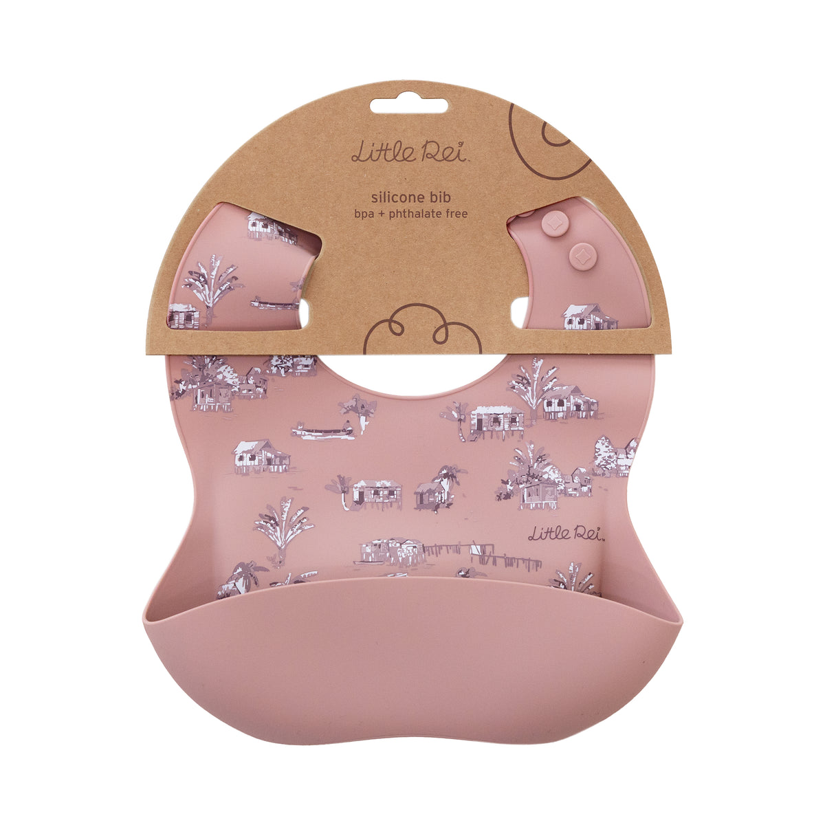 Little Rei Silicone Rustic Bib