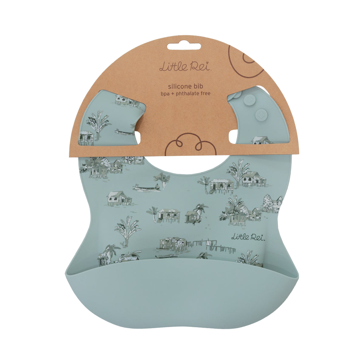 Little Rei Silicone Rustic Bib