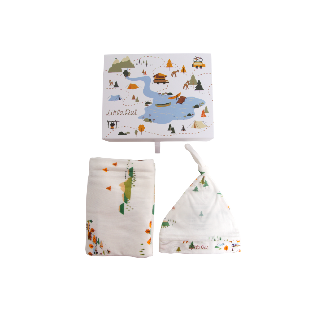 Little Rei Wrap & Beanie Set (0-6M)