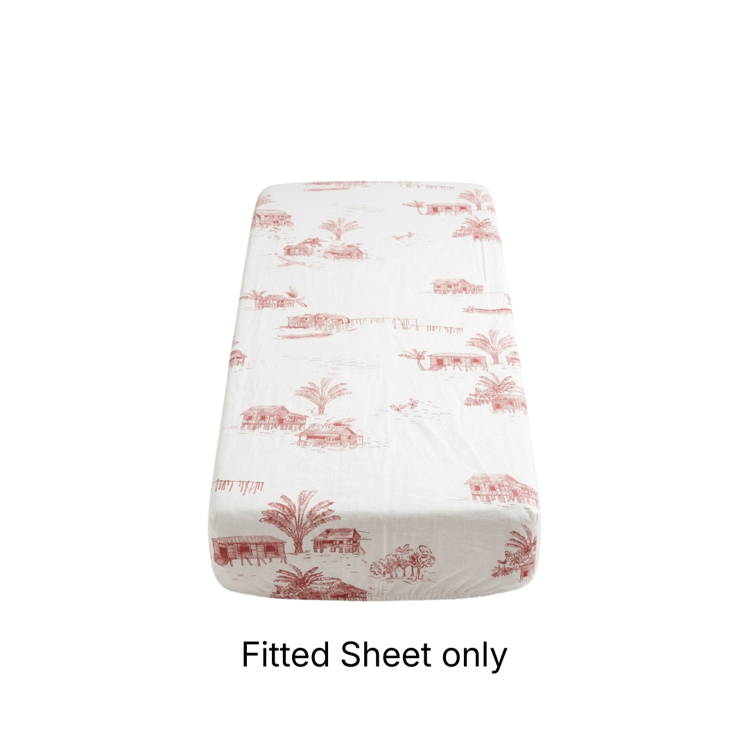 Little Rei Bamboo Fitted Sheet