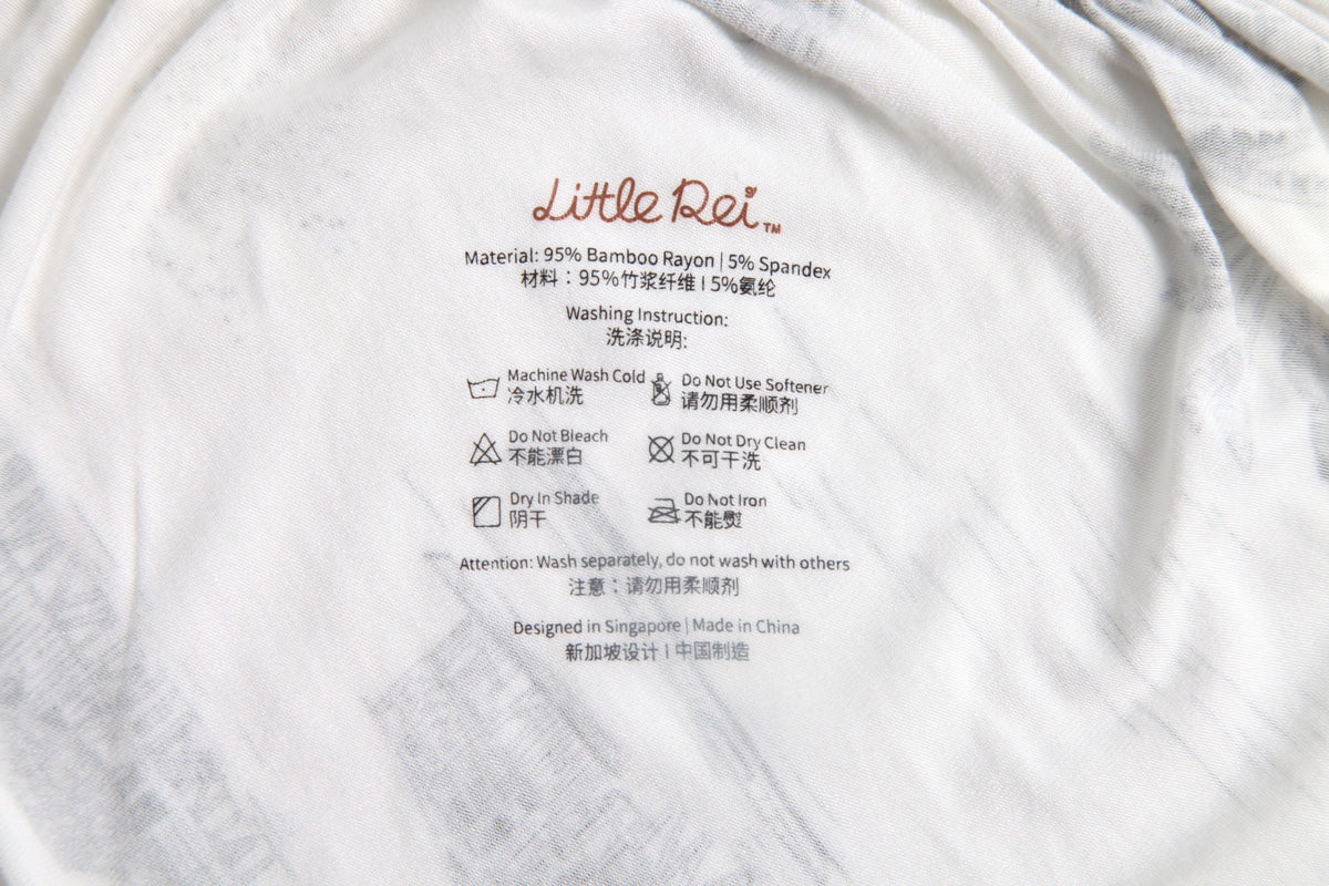 Little Rei Bamboo Fitted Sheet