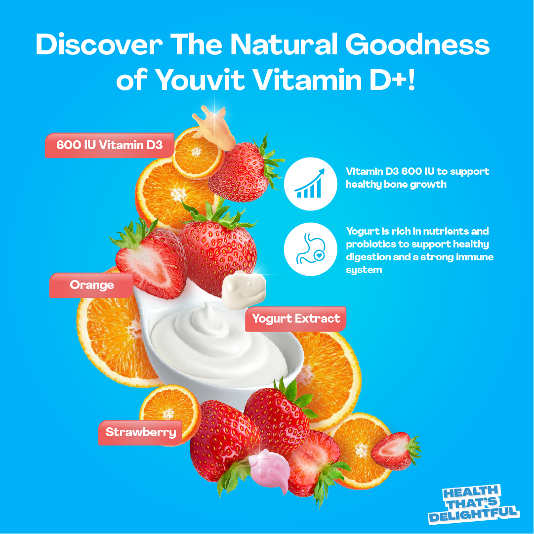 Youvit Kids Vitamin D+ Gummies