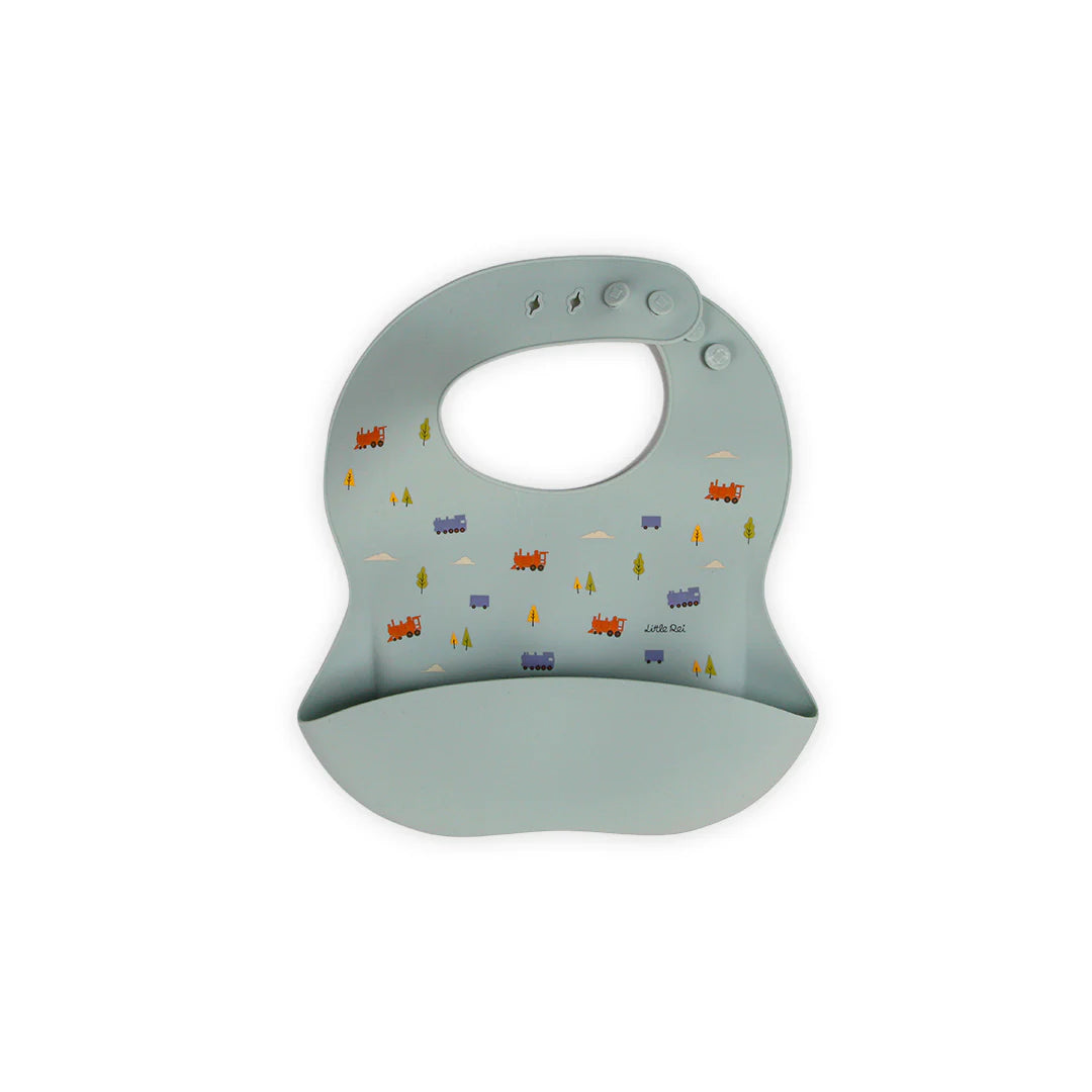 Little Rei Trains Bib