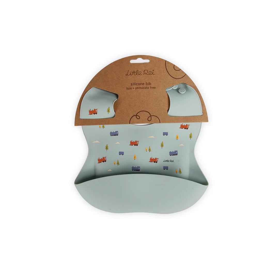 Little Rei Trains Bib