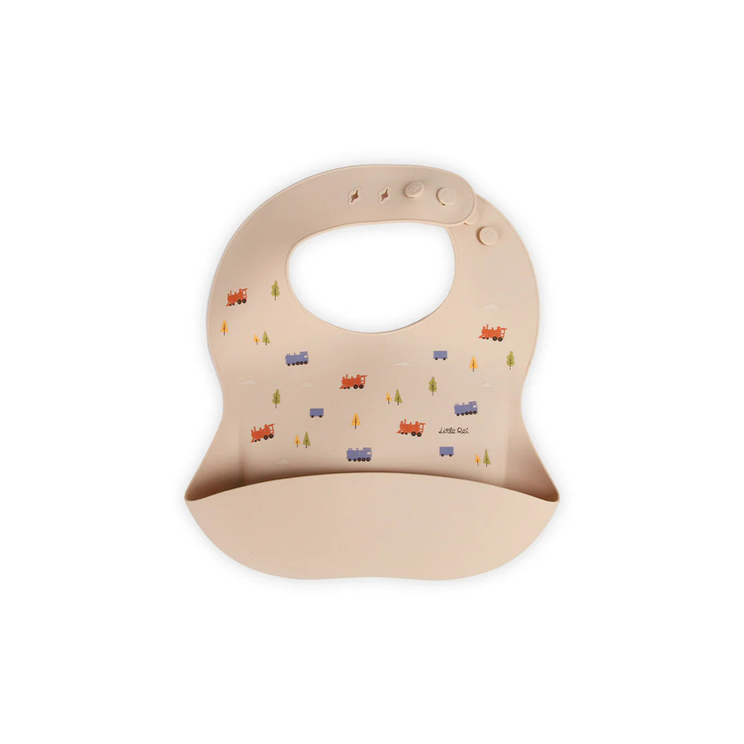 Little Rei Trains Bib